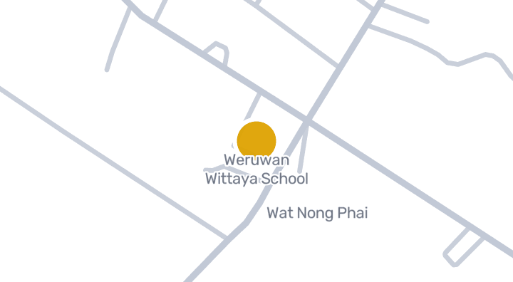 แผนที่แสดงWeruwan Wittaya School