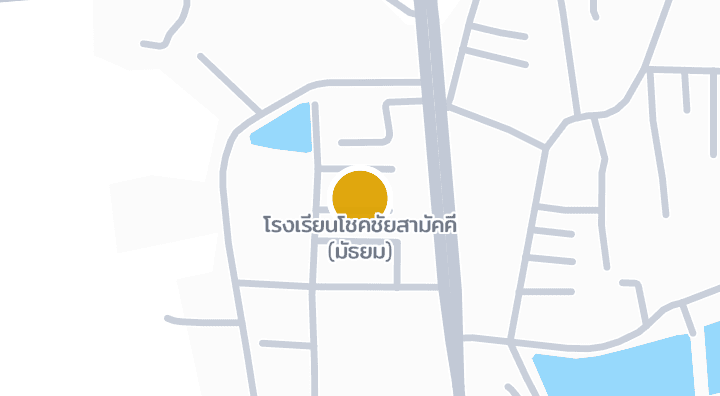 Map showing โรงเรียนโชคชัยสามัคคี (มัธยม)
