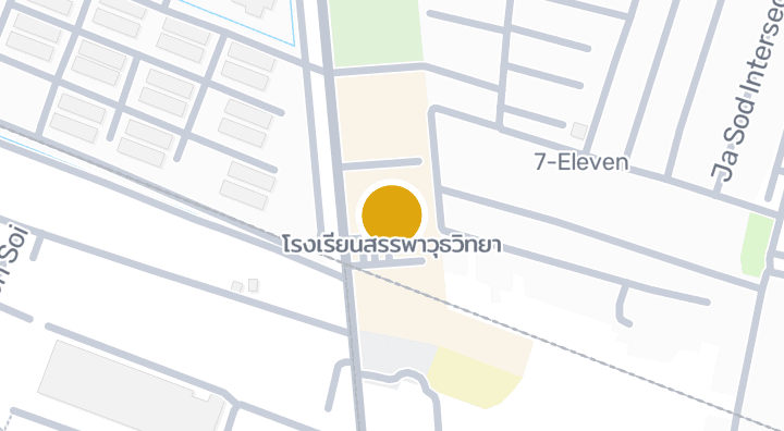 Map showing โรงเรียนสรรพาวุธวิทยา