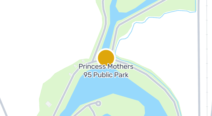แผนที่แสดงสวนสาธารณะสมเด็จพระศรีนครินทร์