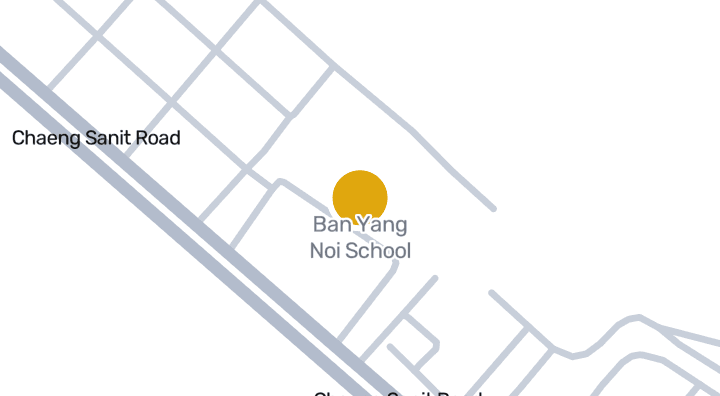 แผนที่แสดงโรงเรียน บ้านยางน้อย