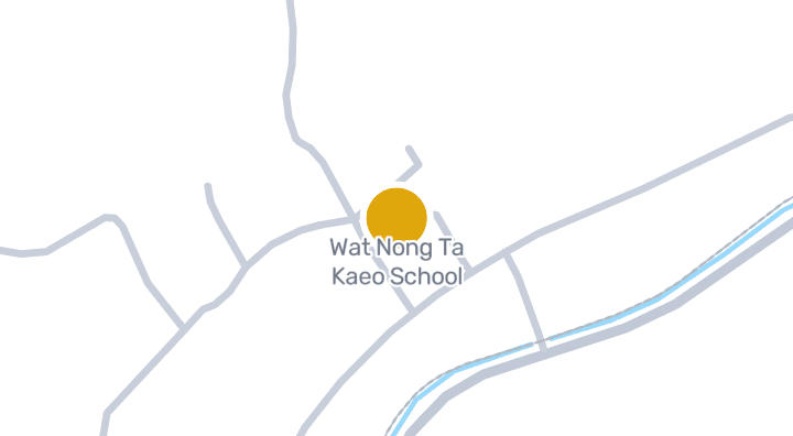 แผนที่แสดงโรงเรียนวัดหนองตาแก้ว