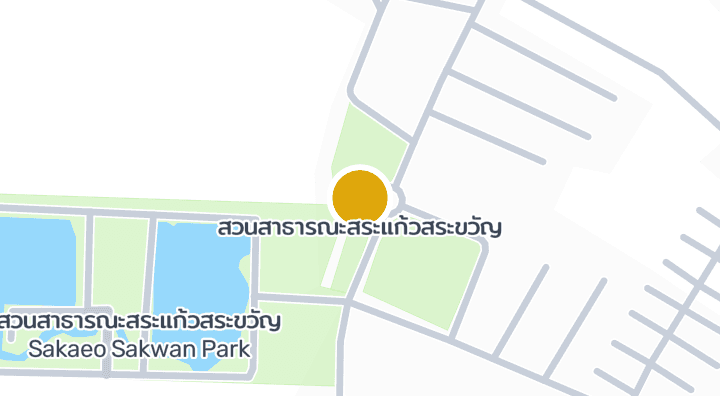 แผนที่แสดงสวนสาธารณะสระแก้วสระขวัญ