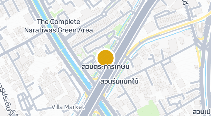 显示สวนตระการเกษม的地图