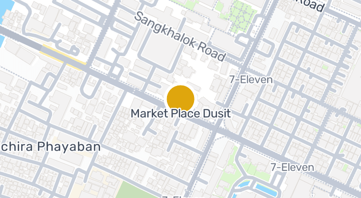 Carte montrant Market Place Dusit
