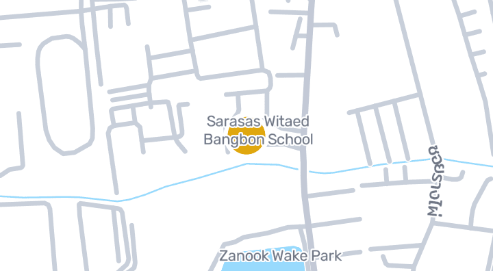 Map showing Sarasas witaed bangbon