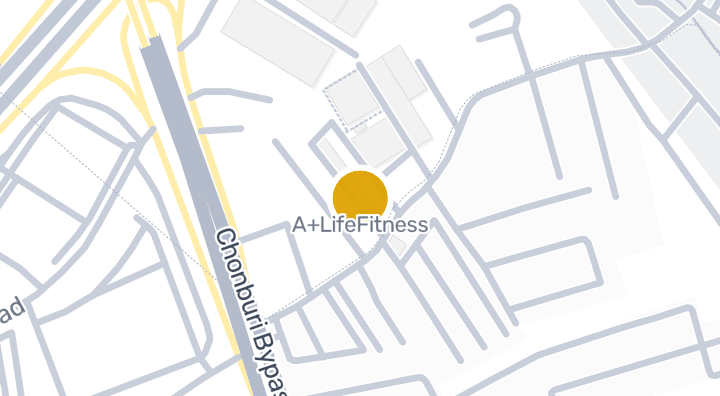显示A+LifeFitness的地图