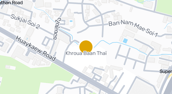 Map showing Khroua Baan Thaï