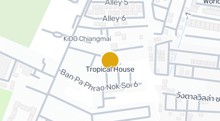Map showing Tropical House