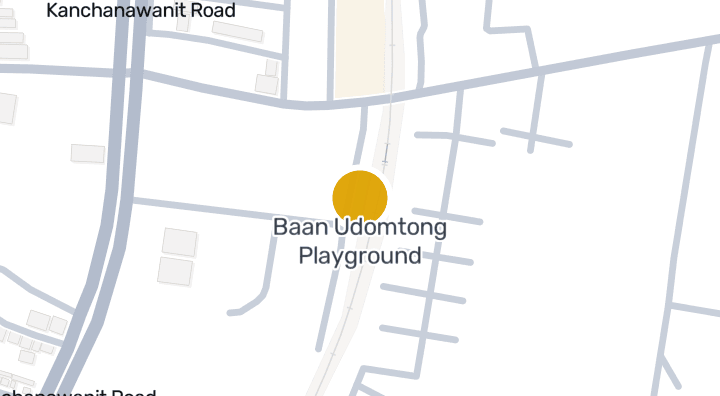 Map showing Baan Udomtong Playground