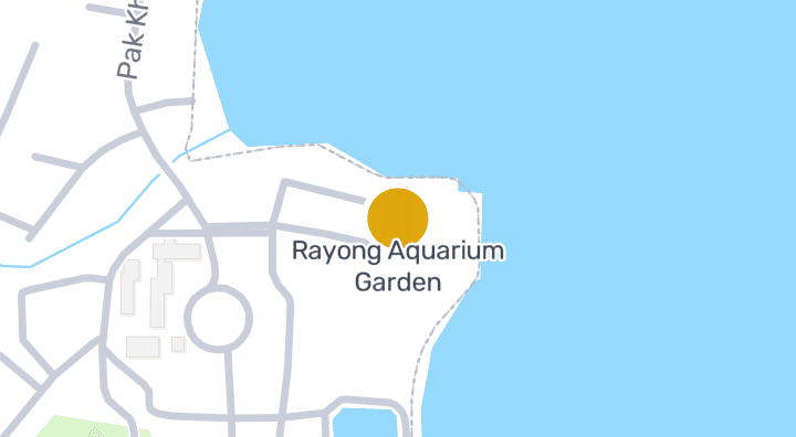 显示Rayong Aquarium Garden的地图