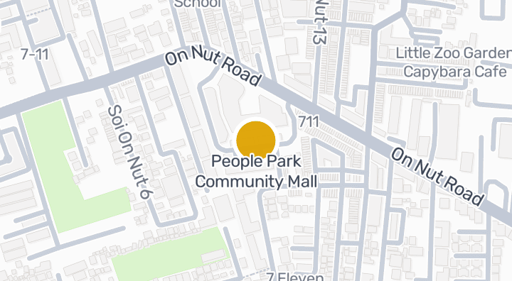 Map showing People Park Community Mall