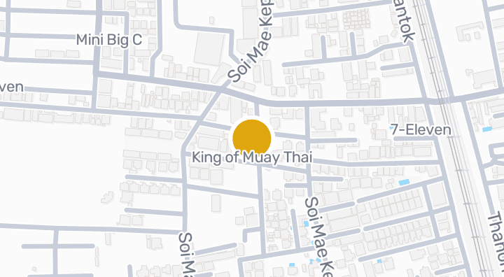 แผนที่แสดงKing of Muay Thai