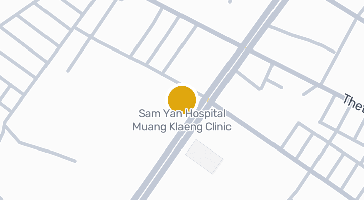 显示Sam Yan Hospital Muang Klaeng Clinic的地图