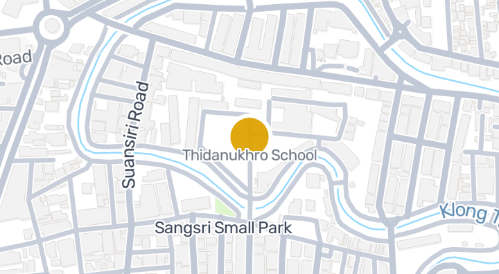 แผนที่แสดงThidanukhro School