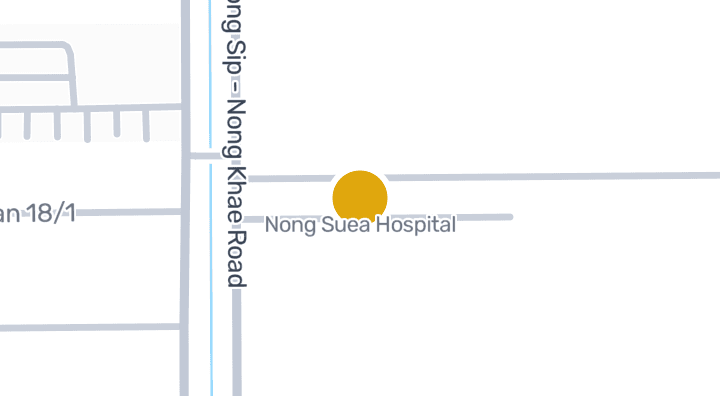 แผนที่แสดงโรงพยาบาลหนองเสือ