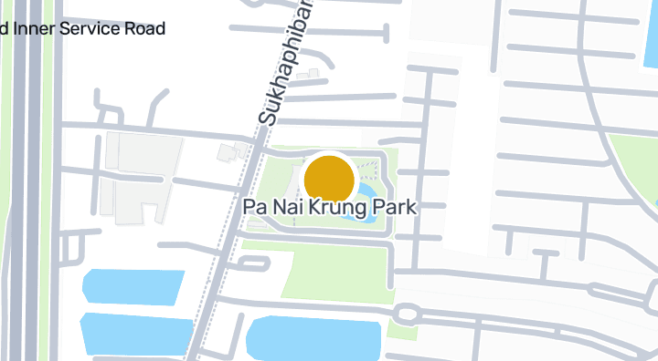 Map showing Pa Nai Krung Park