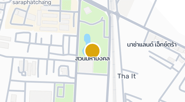 Map showing สวนมหามงคล