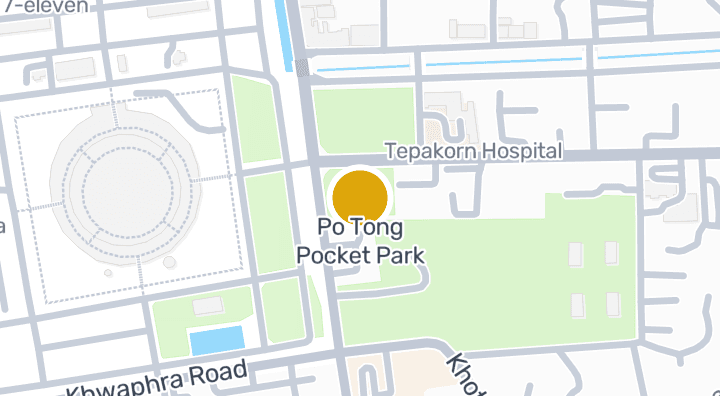 显示Po Tong Pocket Park的地图