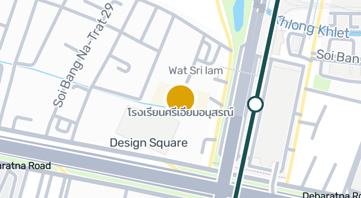 Map showing โรงเรียนศรีเอี่ยมอนุสรณ์