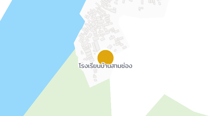 Map showing โรงเรียนบ้านสามช่อง