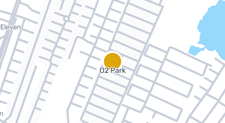 Carte montrant O2 Park