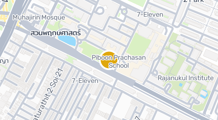 Map showing สวนเกษตรในเมือง