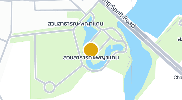 แผนที่แสดงสวนสาธารณะพญาแถน