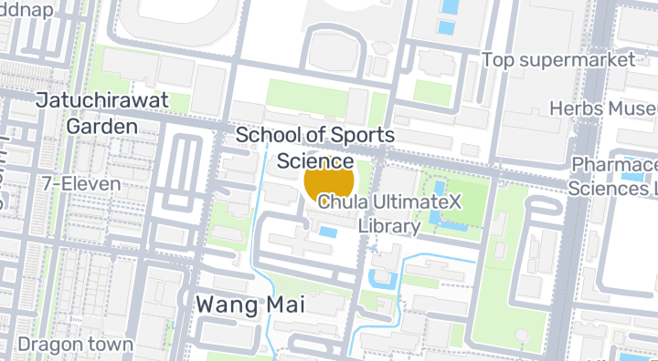 Map showing Sasin Business Administration School