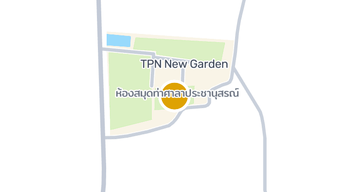 显示TPN Garden的地图