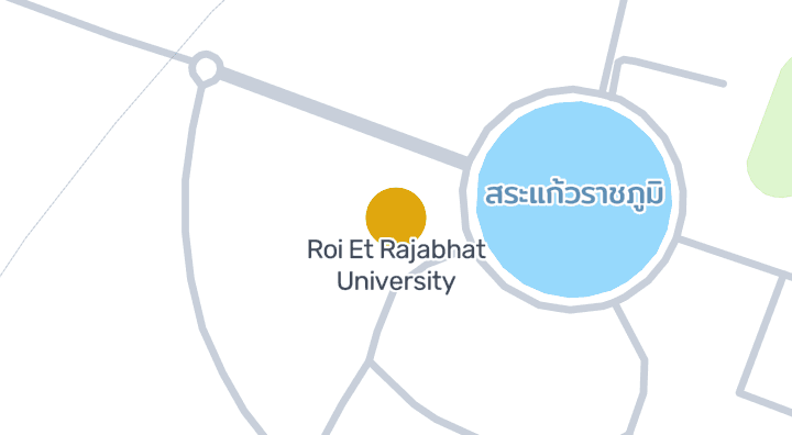 แผนที่แสดงRoi Et Rajabhat University