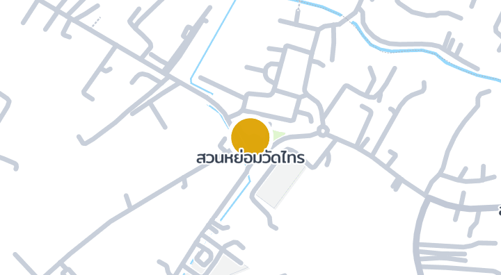 Map showing สวนหย่อมวัดไทร