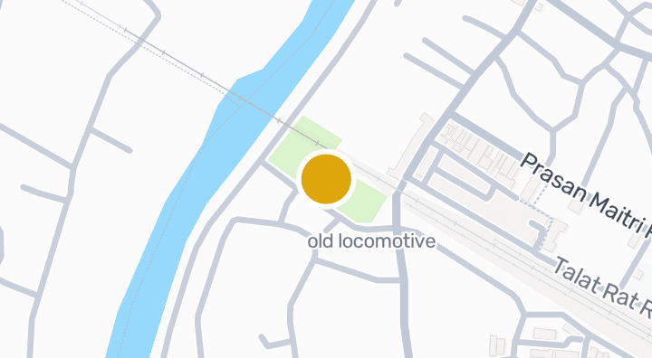 Map showing สวนสาธารณะ สะพานดำ