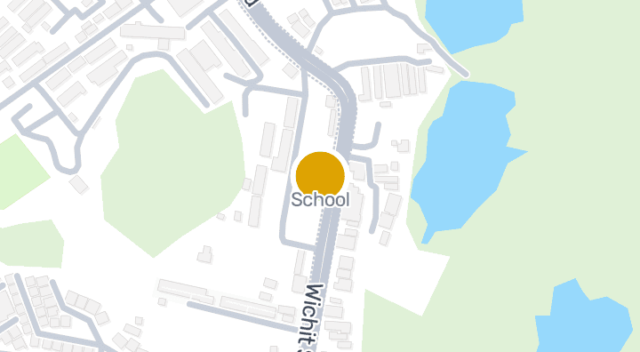 แผนที่แสดงSchool