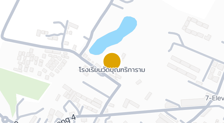 Map showing โรงเรียนวัดบุณฑริการาม