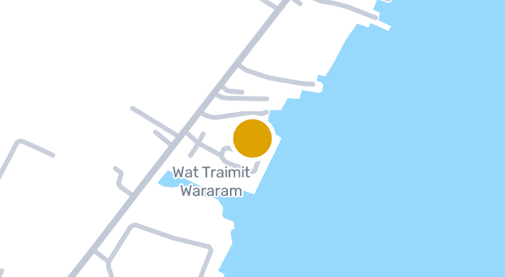 แผนที่แสดงโรงเรียนวัดไตรมิตร