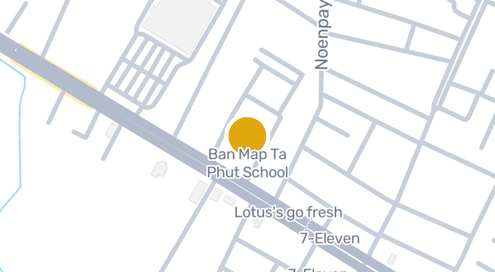 แผนที่แสดงโรงเรียนบ้านมาบตาพุต