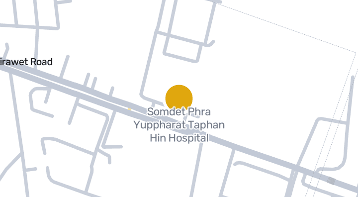显示Somdet Phra Yuppharat Taphan Hin Hospital的地图