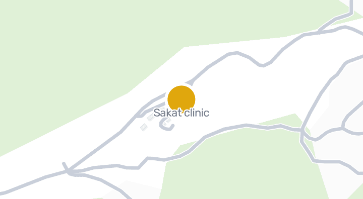 显示Sakat clinic的地图