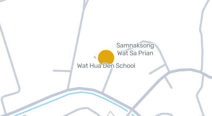 แผนที่แสดงโรงเรียนวัดหัวเด่น