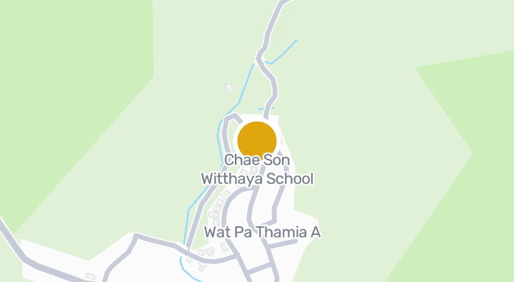 Map showing Chae Son Witthaya School