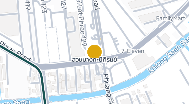 Map showing สวนบางกะปิภิรมย์