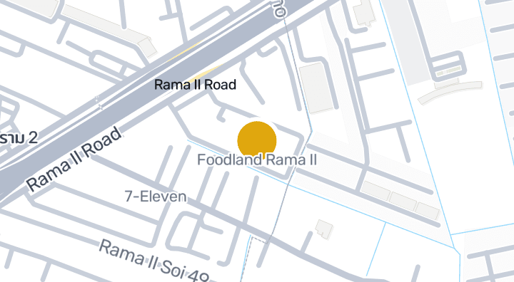 显示Foodland Rama II的地图