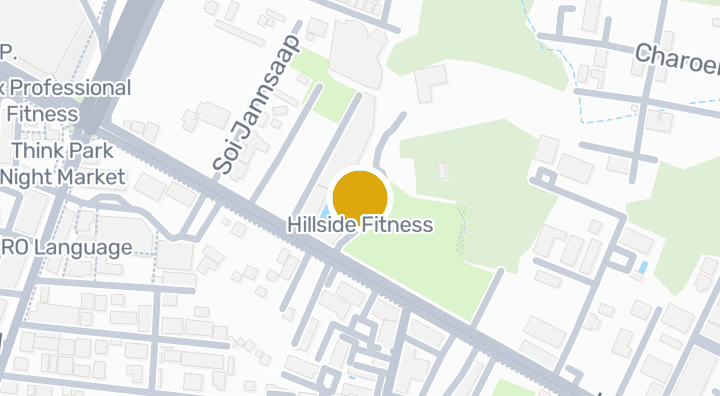 แผนที่แสดงHillside Fitness