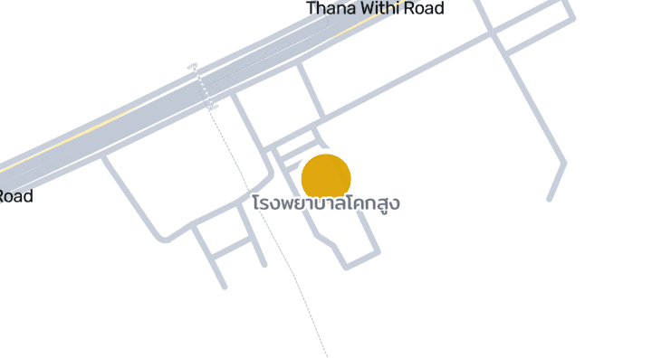 แผนที่แสดงโรงพยาบาลโคกสูง