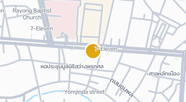 显示โรงเรียนดนตรี的地图