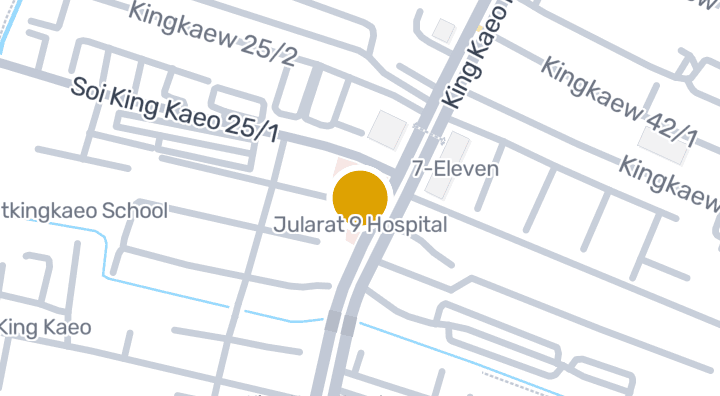 Map showing Jularat 9 Hospital
