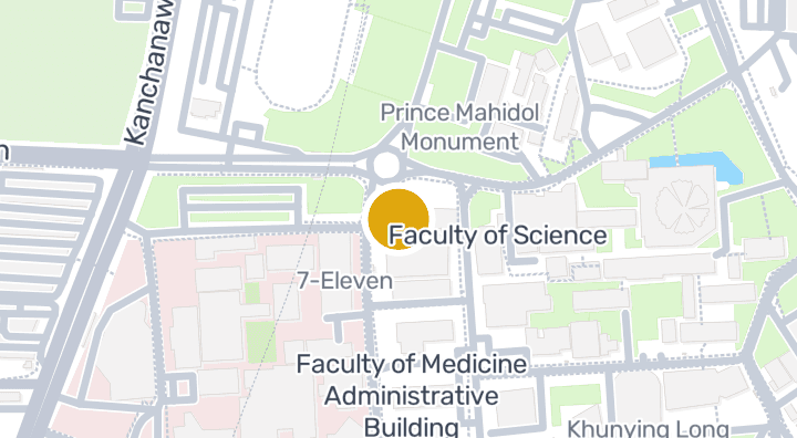 แผนที่แสดงโรงพยาบาลทันตกรรม