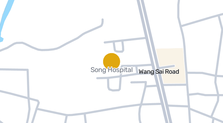 แผนที่แสดงโรงพยาบาลสอง