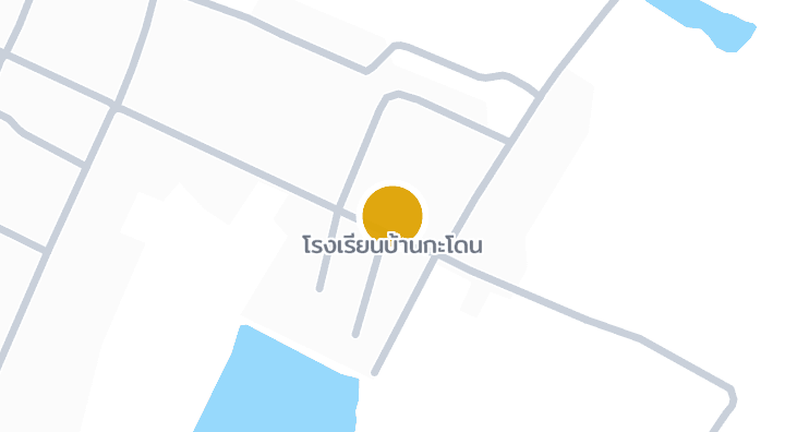 Map showing โรงเรียนบ้านกะโดน